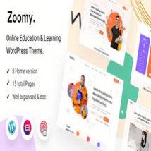 قالب LMS و آموزش مجازی Zoomy برای وردپرس