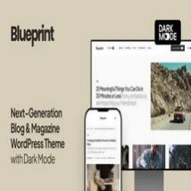 قالب وبلاگ و مجله Blueprint راستچین برای وردپرس