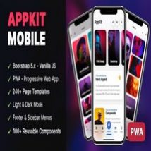 دانلود قالب AppKit Mobile