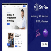 قالب HTML تکنولوژی Sarfox