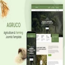 قالب کشاورزی و محصولات ارگانیک Agruco برای جوملا