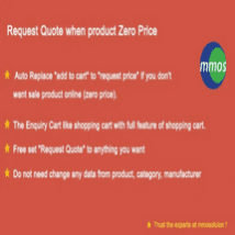 افزونه Request Quote when product Zero Price برای اپن کارت