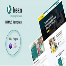 قالب HTML خدمات نظافتی Kean