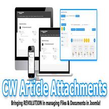 افزونه CW Article Attachments PRO برای جوملا