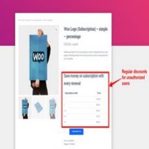 افزونه Discounts for WooCommerce Subscriptions