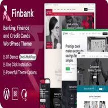 قالب امور مالی و بانکداری Finbank برای وردپرس