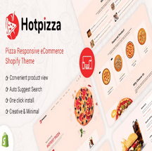 قالب فروشگاهی HotPizza برای شاپیفای