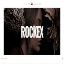 قالب تک صفحه Rockex برای وردپرس