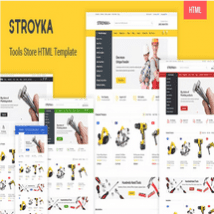قالب HTML فروشگاه ابزار آلات Stroyka
