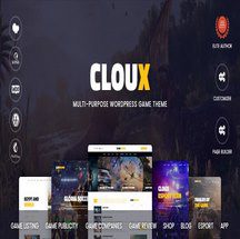 قالب گیمینگ Cloux برای وردپرس