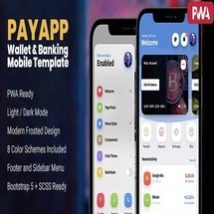 قالب PWA موبایلی کیف پول PayApp