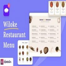 افزونه Wiloke Restaurant Menu برای المنتور