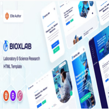 قالب HTML آزمایشگاه و لابراتوار Bioxlab