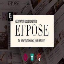 قالب وبلاگی و مجله ای Efpose برای وردپرس