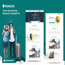 کیت تمپلیت سفر و گردشگری Travelin برای المنتور