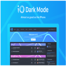 قالب iO Dark Mode برای زنفورو