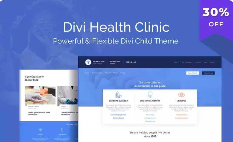 Download the Divi Health Clinic plugin