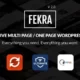 دانلود قالب Fekra Multi Page/One Page برای وردپرس