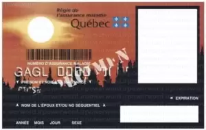 دانلود گواهینامه رانندگی لایه باز(psd) کانادا QUEBEC به همراه کارت سلامت کانادا