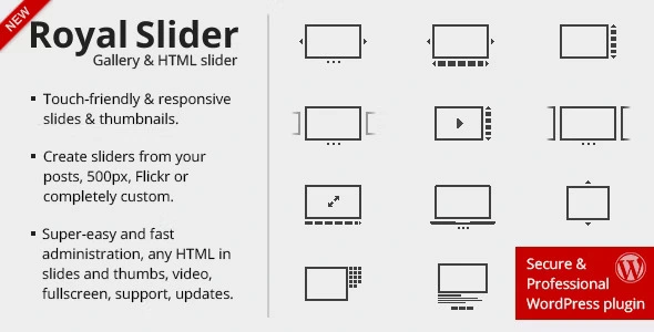 افزونه RoyalSlider اسلایدر لمسی وردپرس