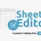 دانلود افزونه WP Sheet Editor Custom Tables Pro