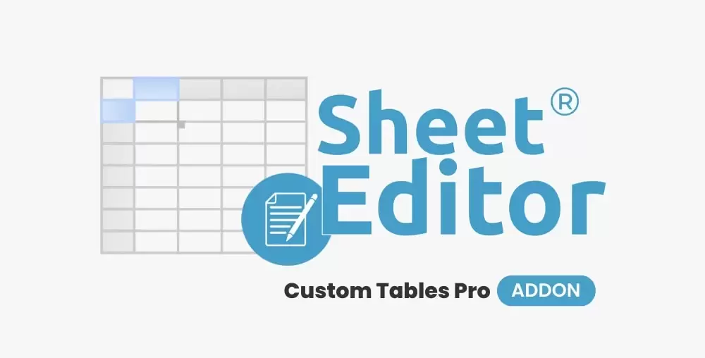 دانلود افزونه WP Sheet Editor Custom Tables Pro