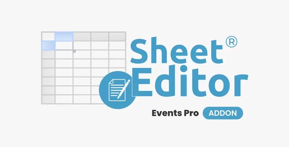 دانلود افزونه WP Sheet Editor Events Pro