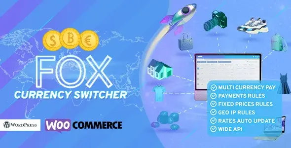 افزونه FOX Currency Switcher Professional برای ووکامرس