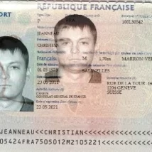 دانلود لایه باز psd پاسپورت کشور فرانسه