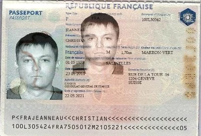 دانلود لایه باز psd پاسپورت کشور فرانسه