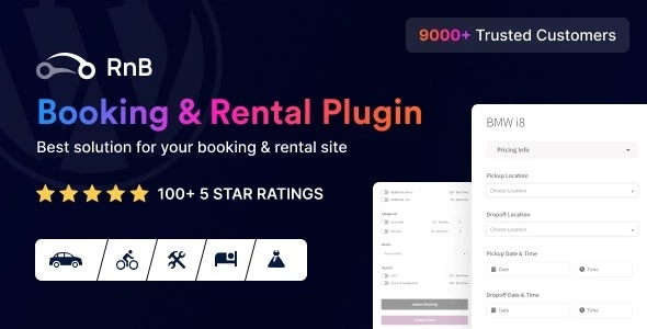 Download WooCommerce RnB reservation and rental plugin