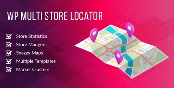 افزونه WP Multi Store Locator Pro نمایش فروشگاه‌ها روی نقشه در وردپرس