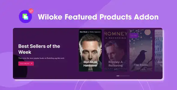 دانلود افزونه Wiloke Featured Products Elementor