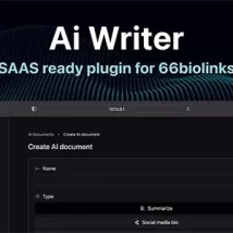 پلاگین AI Writer برای ۶۶biolinks