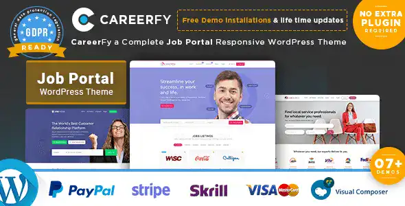 قالب Careerfy – قالب استخدام و کاریابی وردپرس