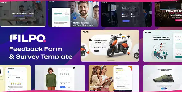 قالب فرم بازخورد و نظرسنجی Filpo