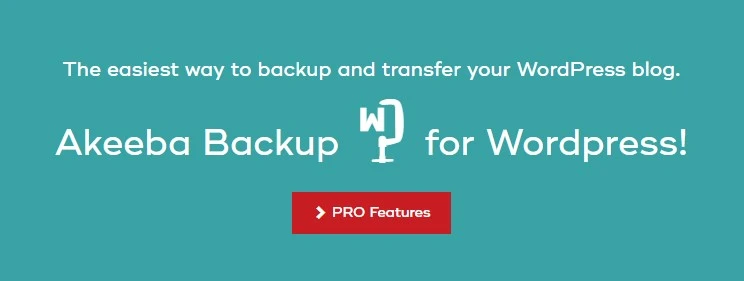 افزونه Akeeba Backup Pro برای وردپرس