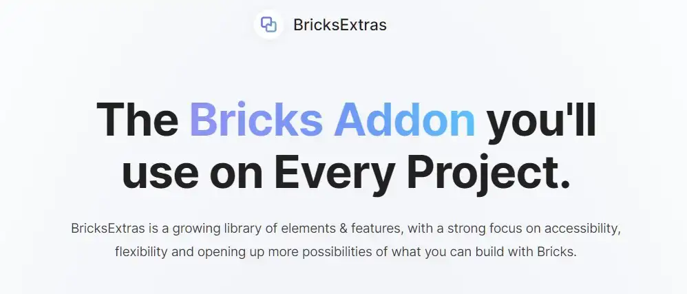 ادآن BricksExtras برای بریکس
