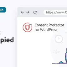 افزونه Content Protector برای وردپرس