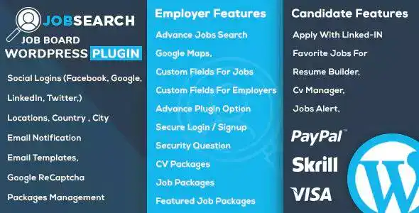 افزونه JobSearch برای وردپرس