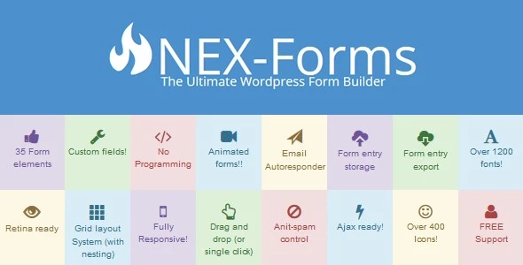 افزونه NEX-Forms برای وردپرس