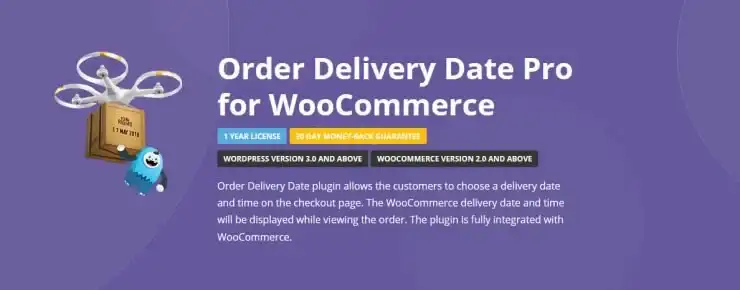 افزونه Order Delivery Date Pro for WooCommerce