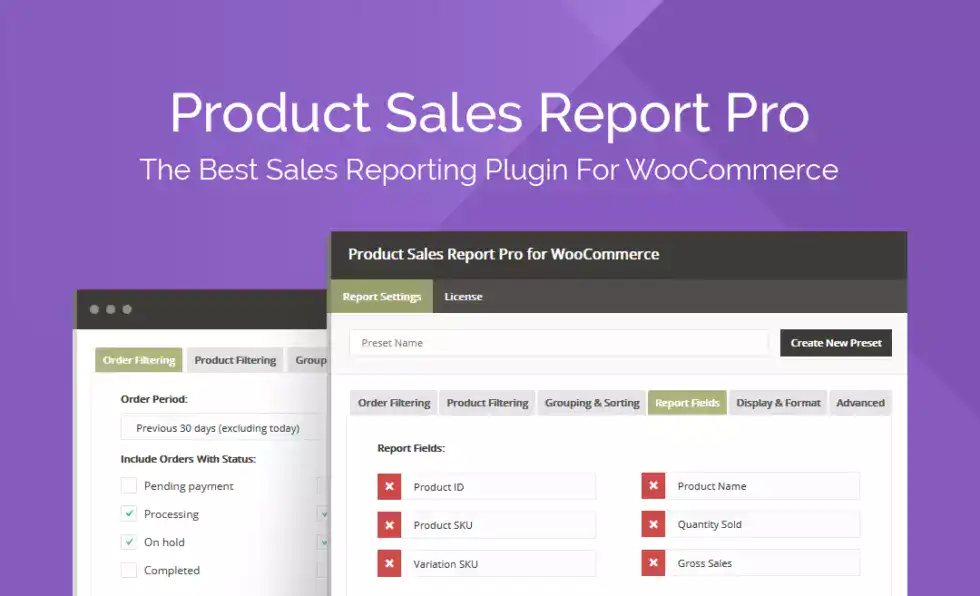 افزونه Product Sales Report Pro for WooCommerce