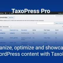 افزونه TaxoPress Pro برای وردپرس