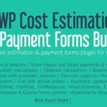 افزونه WP Cost Estimation & Payment Forms Builder