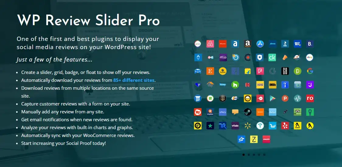 افزونه WP Review Slider Pro برای وردپرس