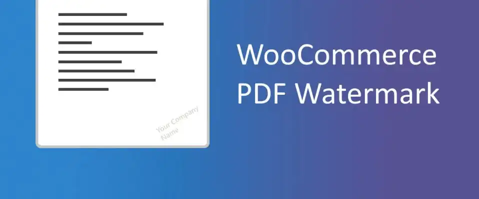 افزونه WooCommerce PDF Watermark