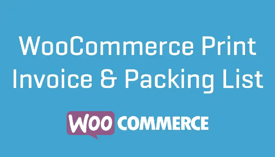 افزونه WooCommerce Print Invoices & Packing lists