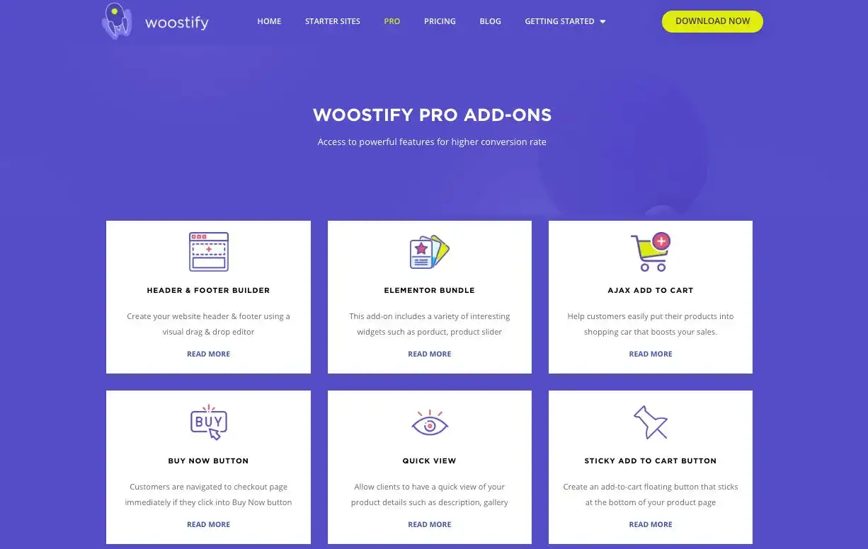 قالب Woostify Pro برای وردپرس
