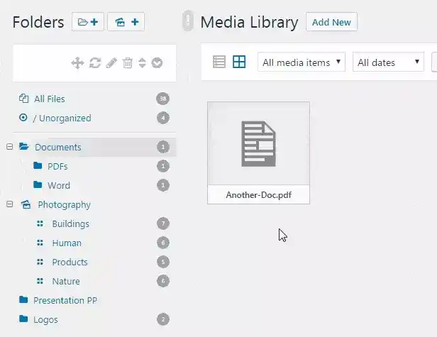 Download WordPress Real Media Library plugin for WordPress 2 - افزونه WordPress Real Media Library برای وردپرس
